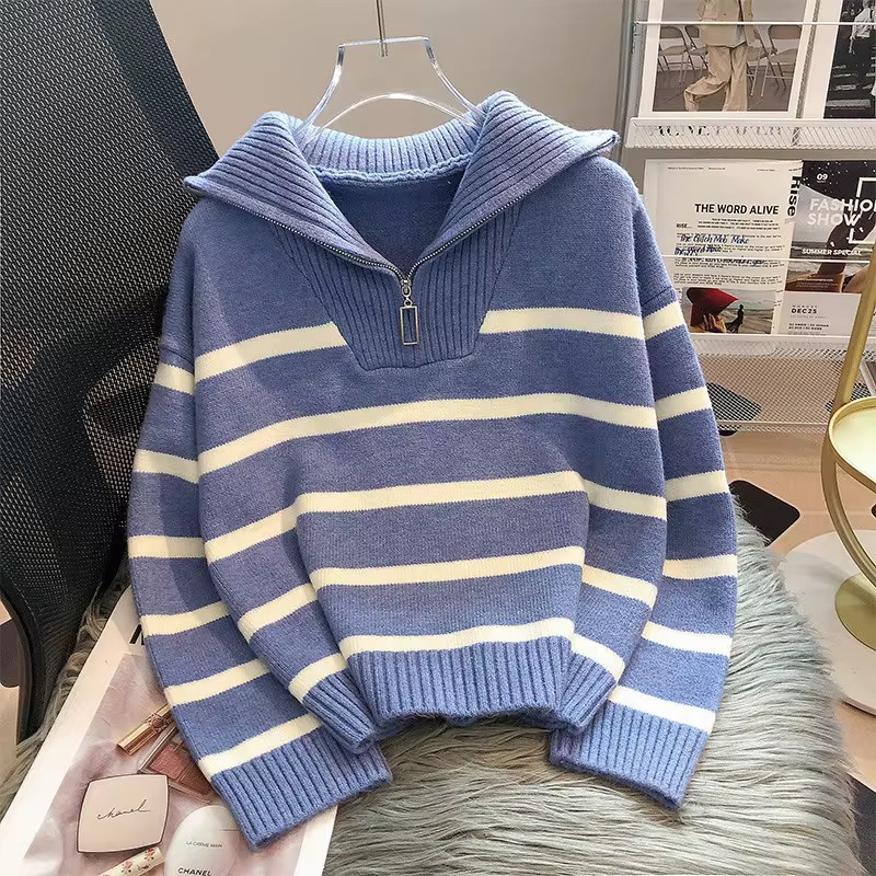 Long sleeve knit sweater